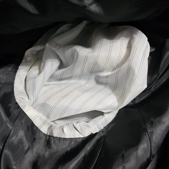 Renoir Two Button Blazer 44L Black Lined Pockets 201-1 Jacket Suit Separate - Picture 7 of 9